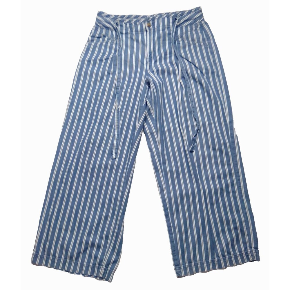American Eagle Outfitters Women s Vintage Cottage Stripe High Rise Waist Pants